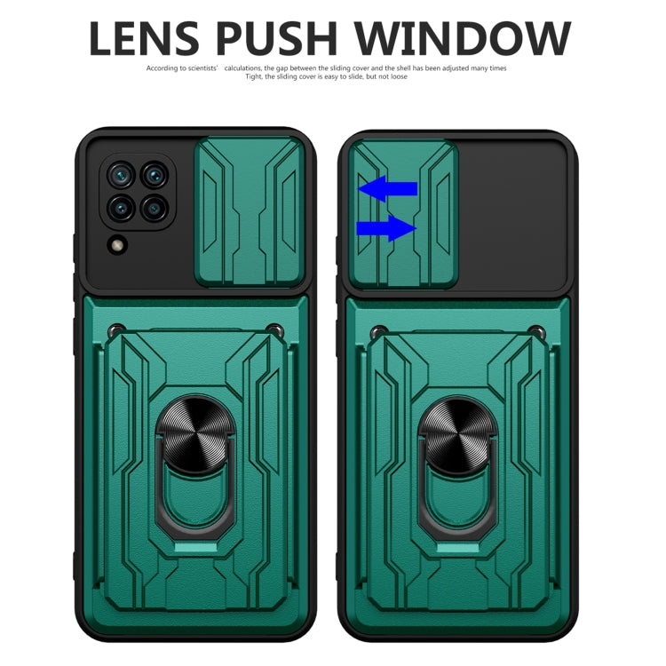 For Huawei P40 Lite Sliding Camshield Card Phone Case