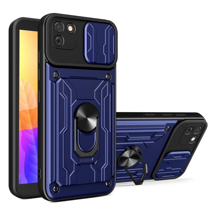 For Huawei Y5p Sliding Camshield Card Phone Case