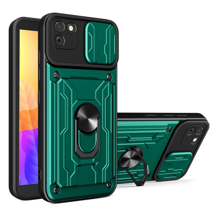 For Huawei Y5p Sliding Camshield Card Phone Case