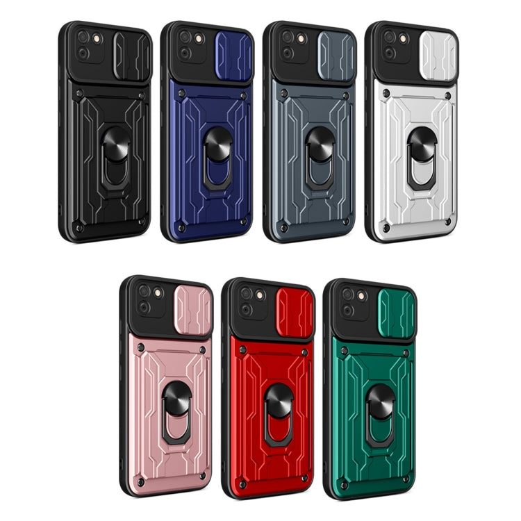 For Huawei Y5p Sliding Camshield Card Phone Case