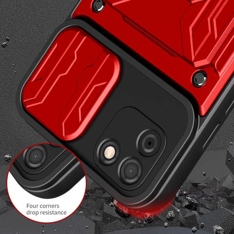 For Huawei Y5p Sliding Camshield Card Phone Case