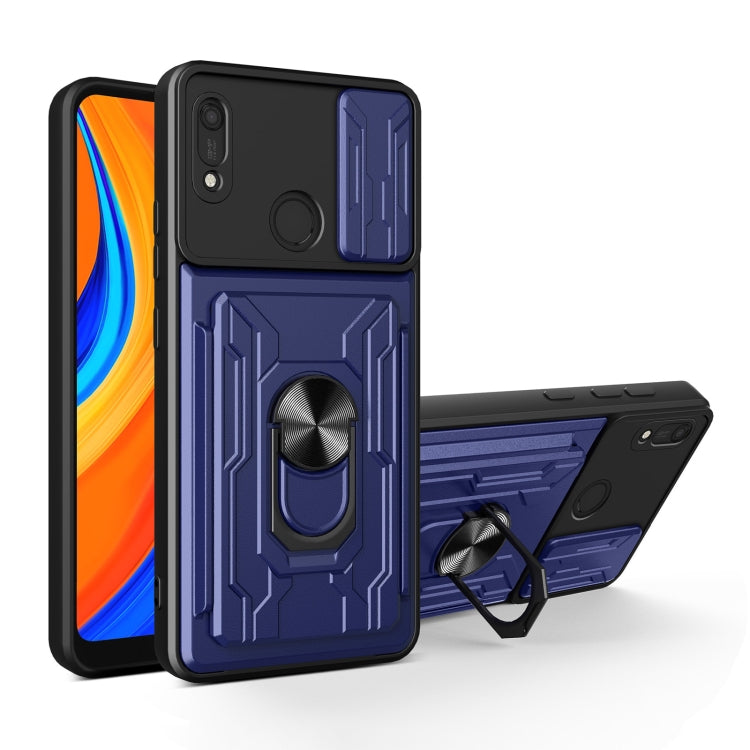 For Huawei Y6s / Enjoy 9e / Honor 8A Sliding Camshield Card Phone Case