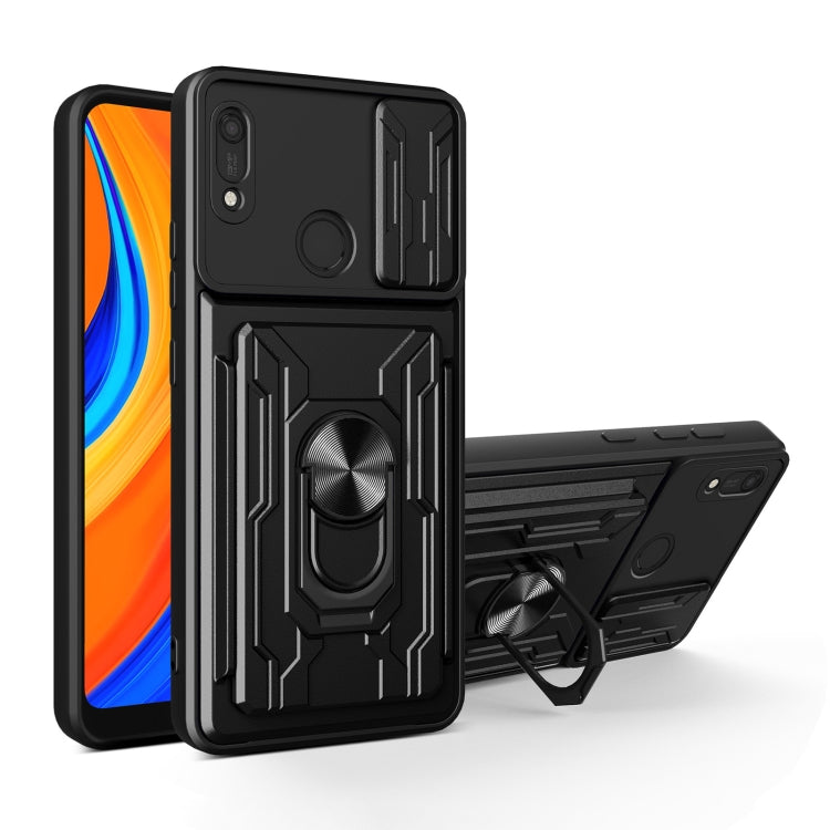 For Huawei Y6s / Enjoy 9e / Honor 8A Sliding Camshield Card Phone Case