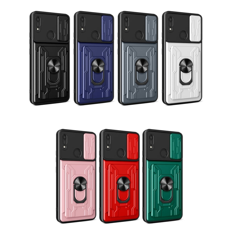 For Huawei Y6s / Enjoy 9e / Honor 8A Sliding Camshield Card Phone Case