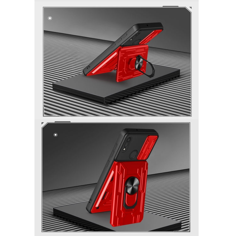 For Huawei Y6s / Enjoy 9e / Honor 8A Sliding Camshield Card Phone Case