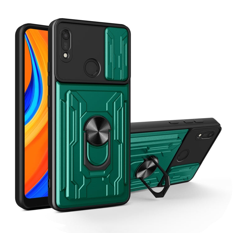 For Huawei Y6s / Enjoy 9e / Honor 8A Sliding Camshield Card Phone Case