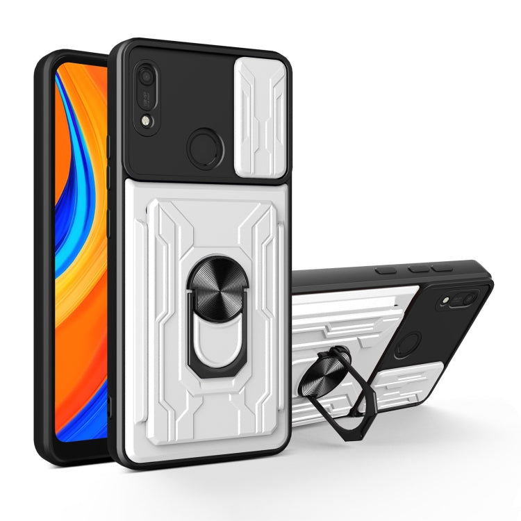 For Huawei Y6s / Enjoy 9e / Honor 8A Sliding Camshield Card Phone Case