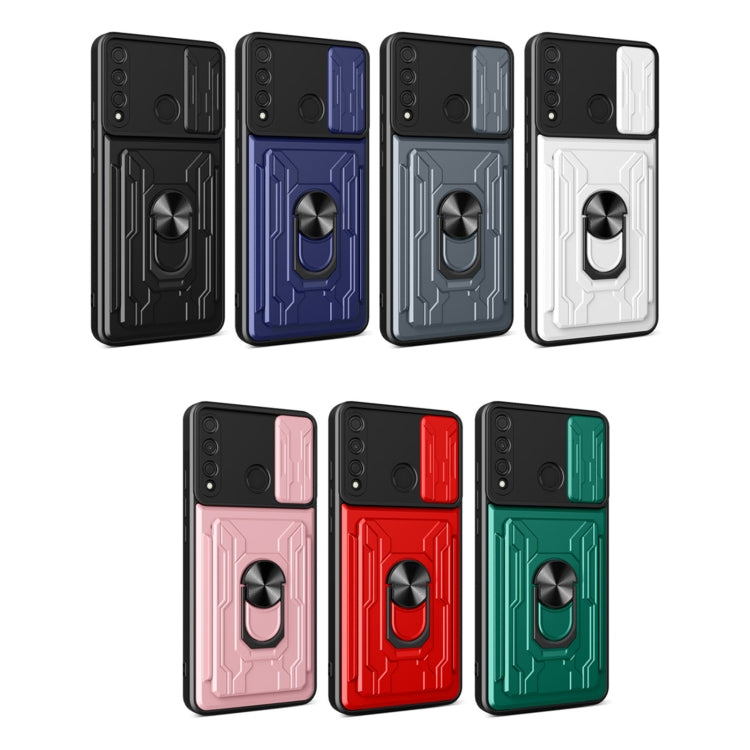 For Huawei Y7p Sliding Camshield Card Phone Case
