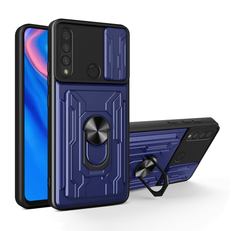 For Huawei P smart / Y9 Prime Sliding Camshield Card Phone Case