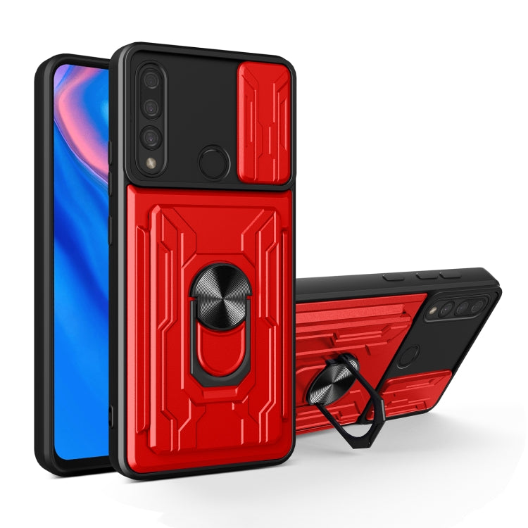 For Huawei P smart / Y9 Prime Sliding Camshield Card Phone Case