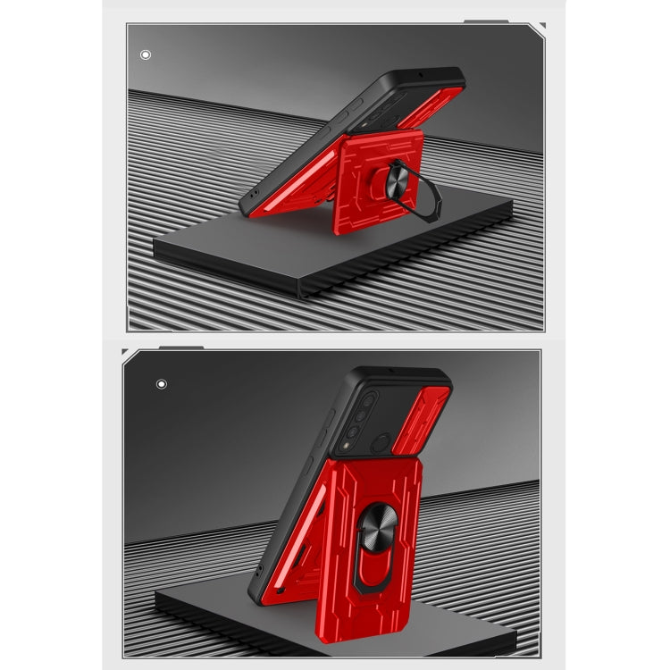 For Huawei P smart / Y9 Prime Sliding Camshield Card Phone Case