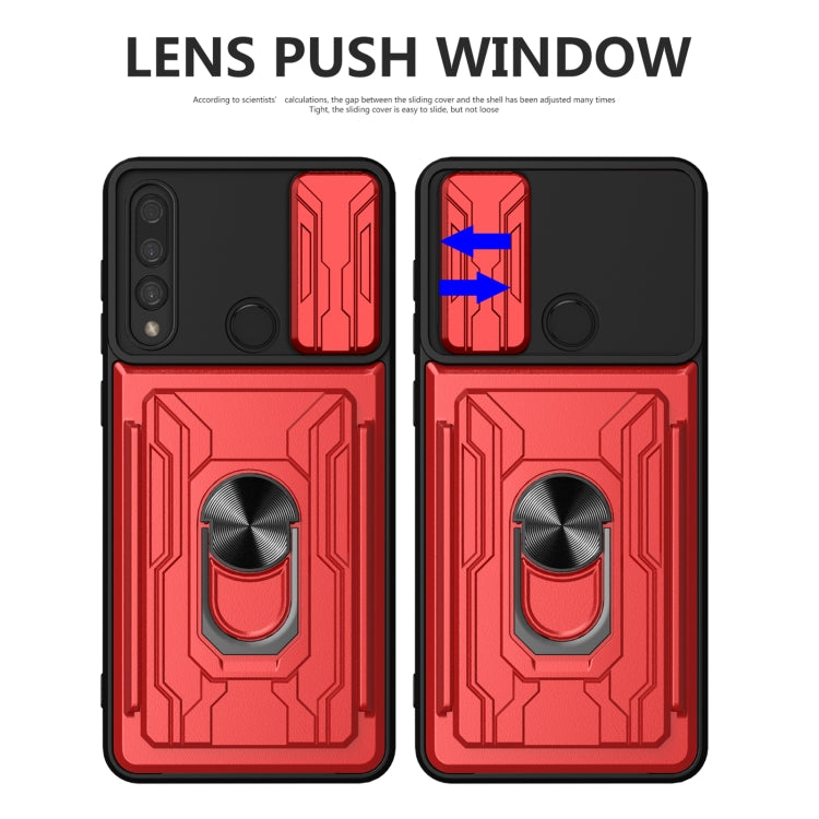 For Huawei P smart / Y9 Prime Sliding Camshield Card Phone Case