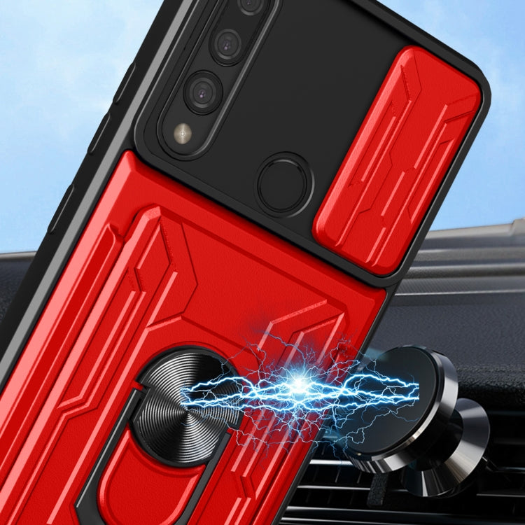 For Huawei P smart / Y9 Prime Sliding Camshield Card Phone Case