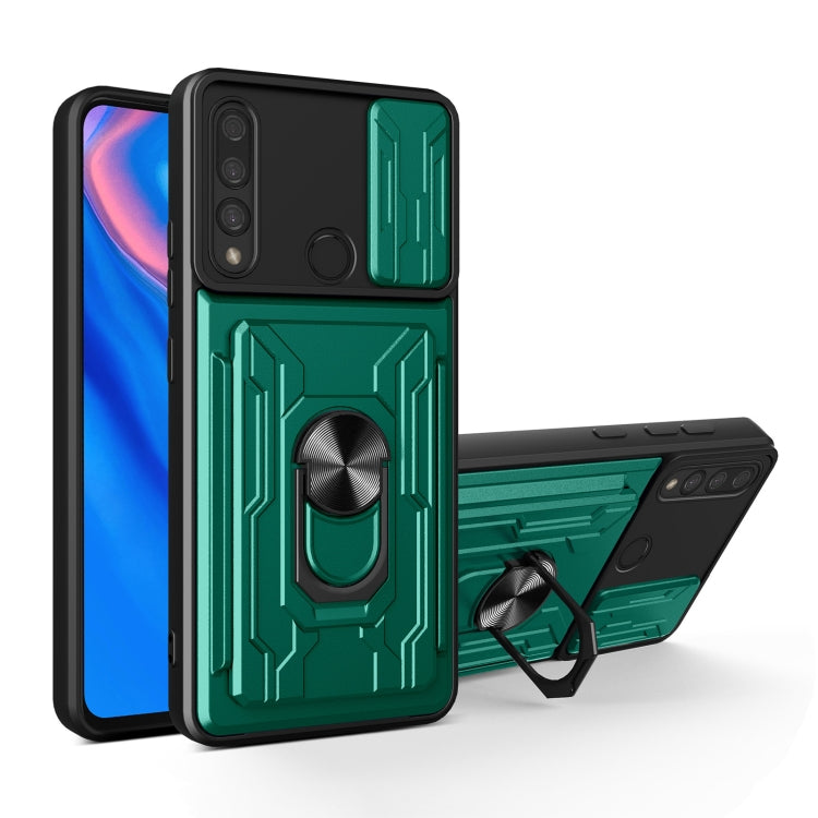 For Huawei P smart / Y9 Prime Sliding Camshield Card Phone Case