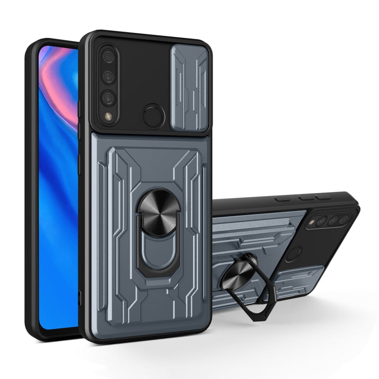 For Huawei P smart / Y9 Prime Sliding Camshield Card Phone Case