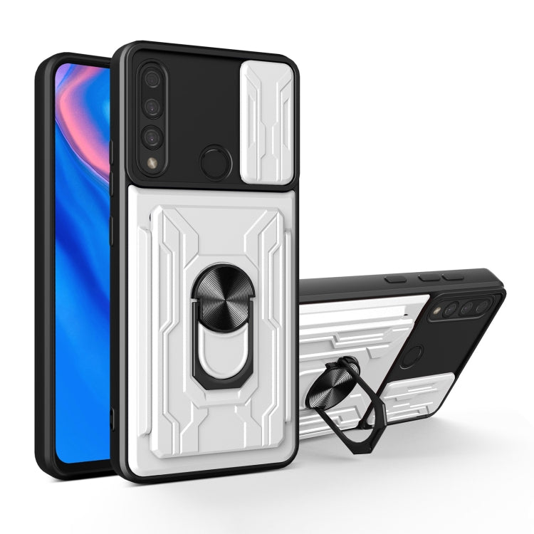 For Huawei P smart / Y9 Prime Sliding Camshield Card Phone Case