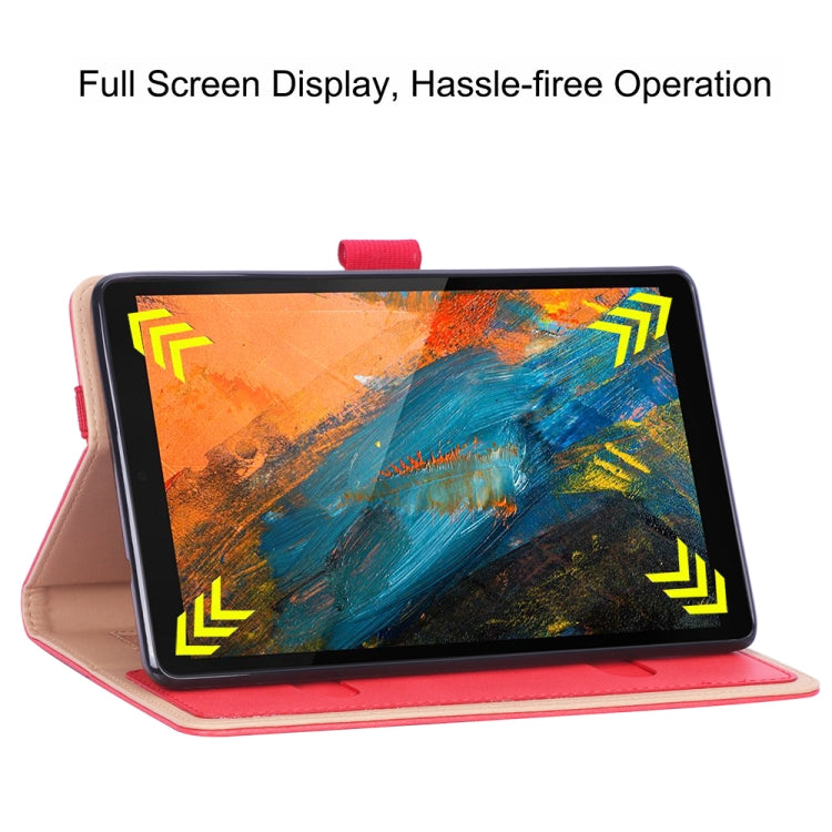 For Lenovo Tab M8 HD TB-8505F / Tab M8 3rd Gen WY-2099 Retro Texture PU Leather Tablet Case with Card Slots & Hand Strap
