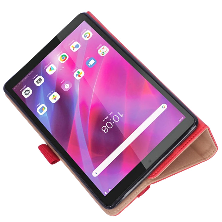 For Lenovo Tab M8 HD TB-8505F / Tab M8 3rd Gen WY-2099 Retro Texture PU Leather Tablet Case with Card Slots & Hand Strap