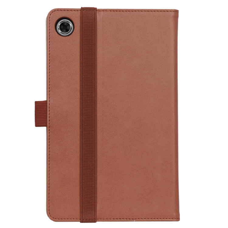 For Lenovo Tab M8 HD TB-8505F / Tab M8 3rd Gen WY-2099 Retro Texture PU Leather Tablet Case with Card Slots & Hand Strap