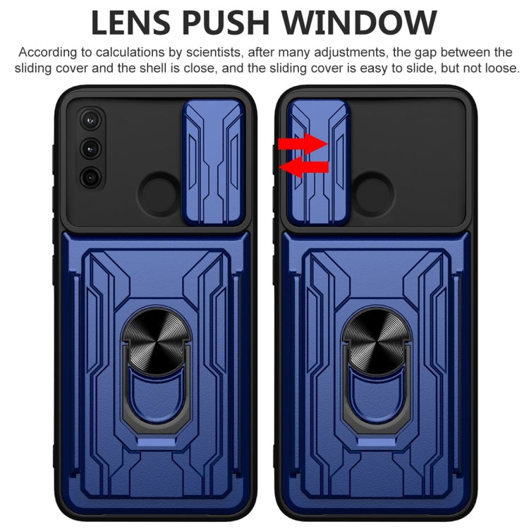 For Motorola G Pure Sliding Camshield Card Phone Case