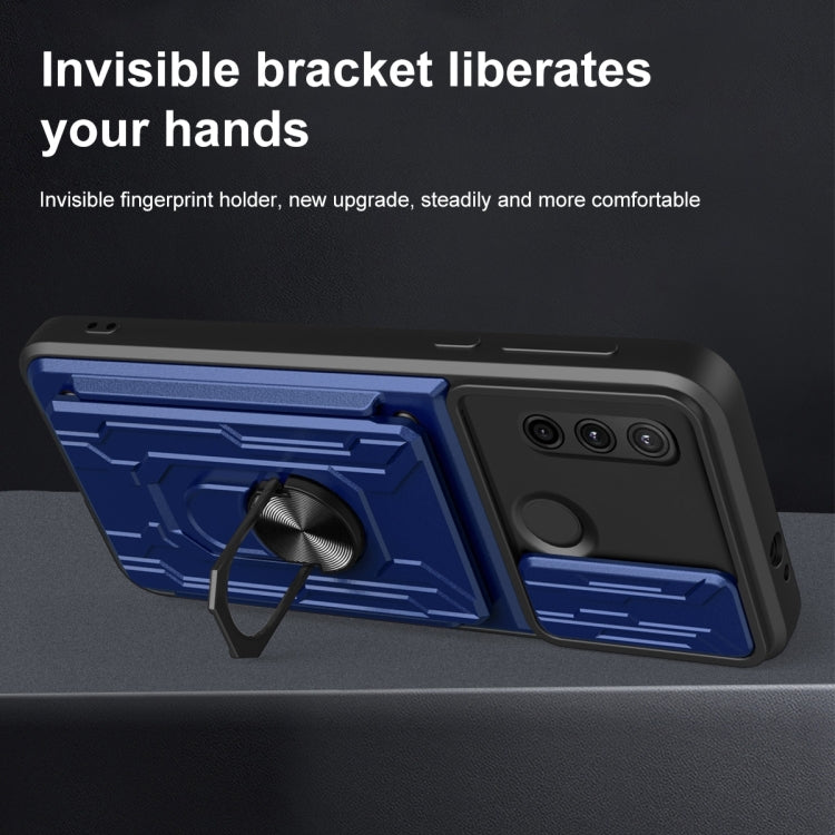 For Motorola G Pure Sliding Camshield Card Phone Case