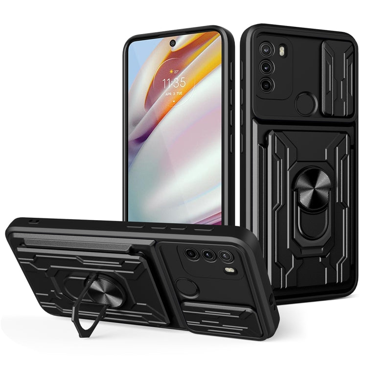 For Motorola Moto G60 Sliding Camshield Card Phone Case