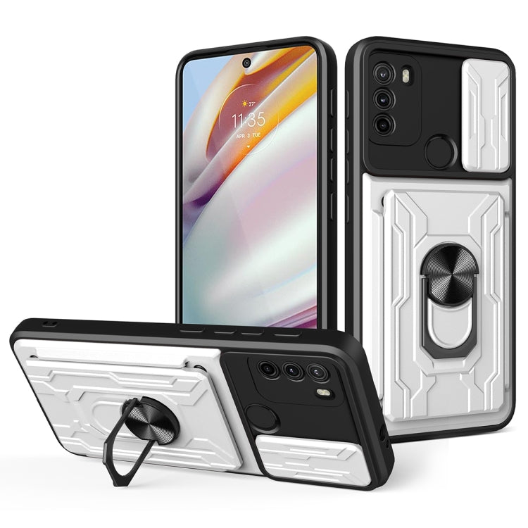 For Motorola Moto G60 Sliding Camshield Card Phone Case