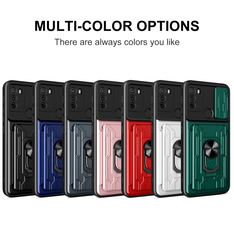 For Motorola Moto G60 Sliding Camshield Card Phone Case