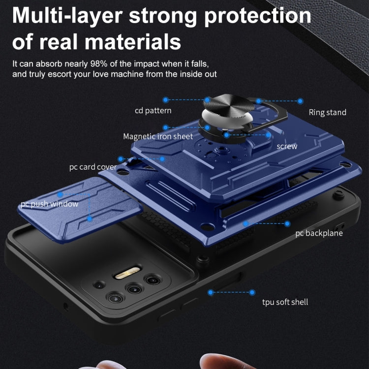For Motorola Moto G Stylus Sliding Camshield Card Phone Case