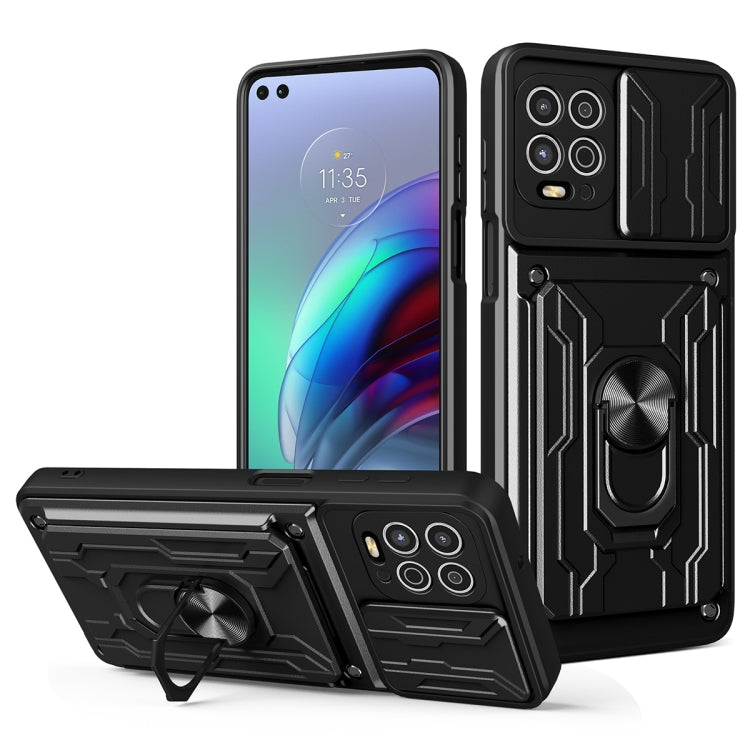 For Motorola Moto G100 Sliding Camshield Card Phone Case
