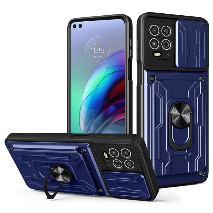 For Motorola Moto G100 Sliding Camshield Card Phone Case