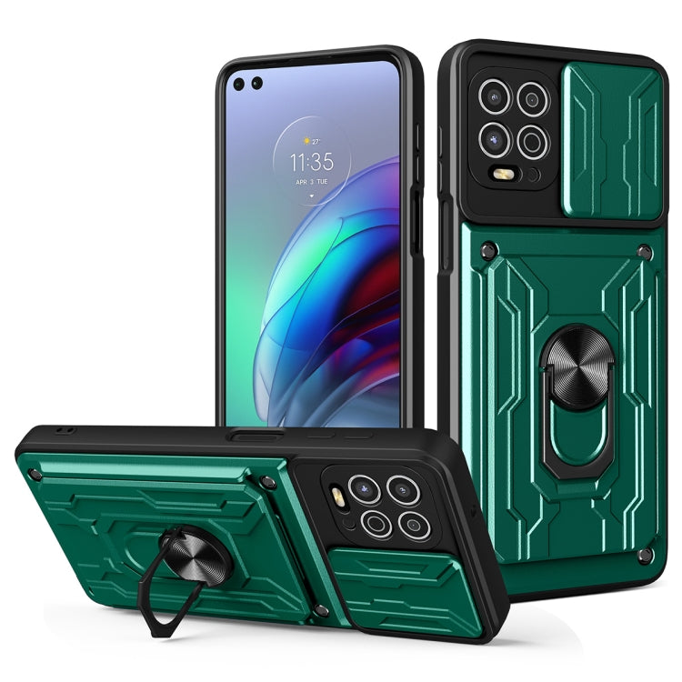 For Motorola Moto G100 Sliding Camshield Card Phone Case