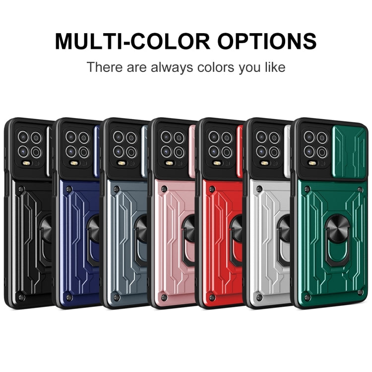For Motorola Moto G100 Sliding Camshield Card Phone Case