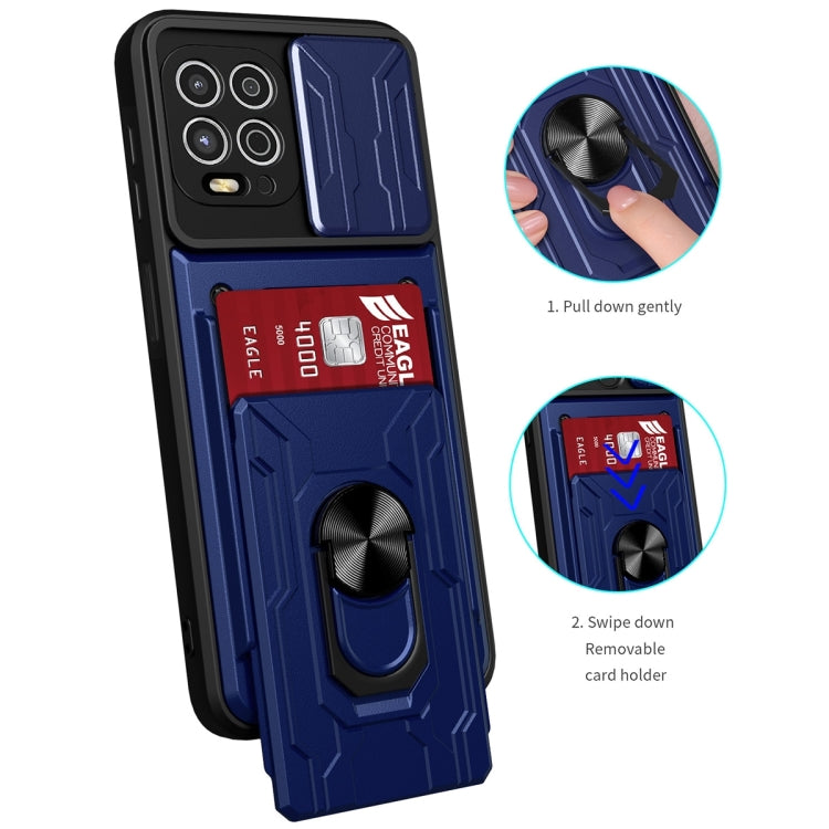 For Motorola Moto G100 Sliding Camshield Card Phone Case