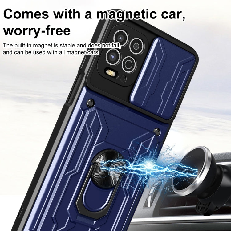 For Motorola Moto G100 Sliding Camshield Card Phone Case