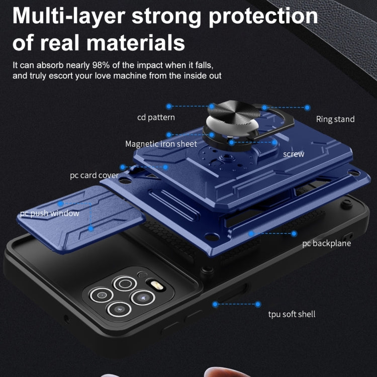 For Motorola Moto G100 Sliding Camshield Card Phone Case