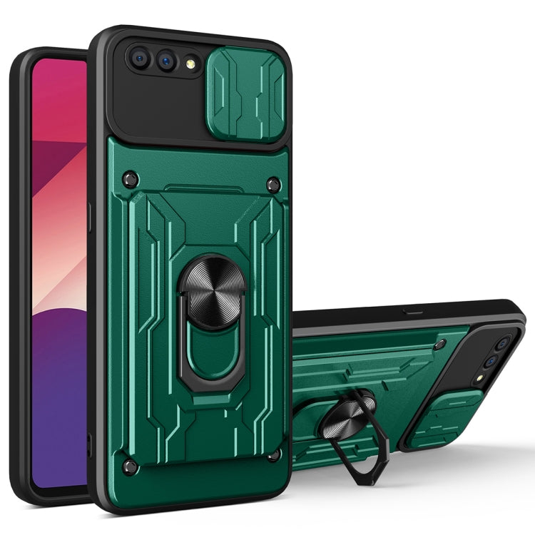 For OPPO A5 / A3S Sliding Camshield Card Phone Case