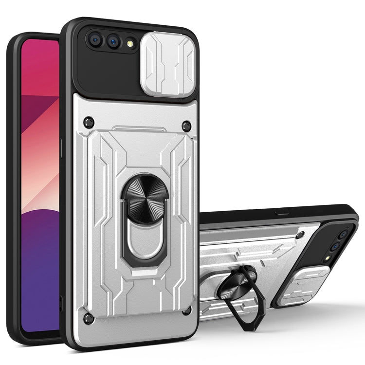 For OPPO A5 / A3S Sliding Camshield Card Phone Case