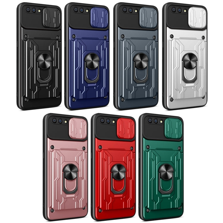 For OPPO A5 / A3S Sliding Camshield Card Phone Case