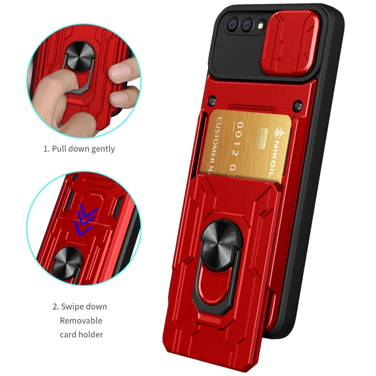 For OPPO A5 / A3S Sliding Camshield Card Phone Case