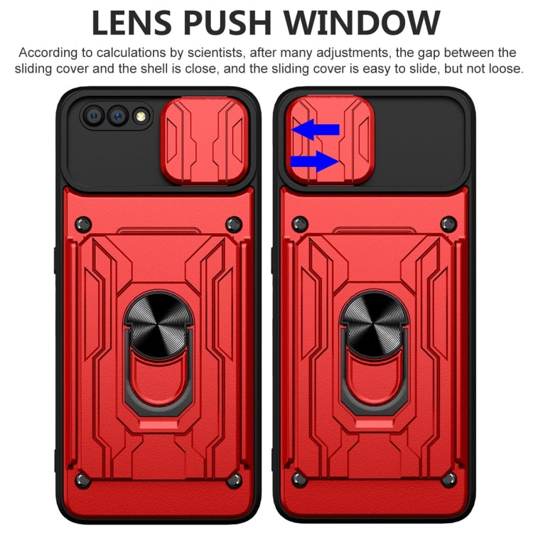 For OPPO A5 / A3S Sliding Camshield Card Phone Case