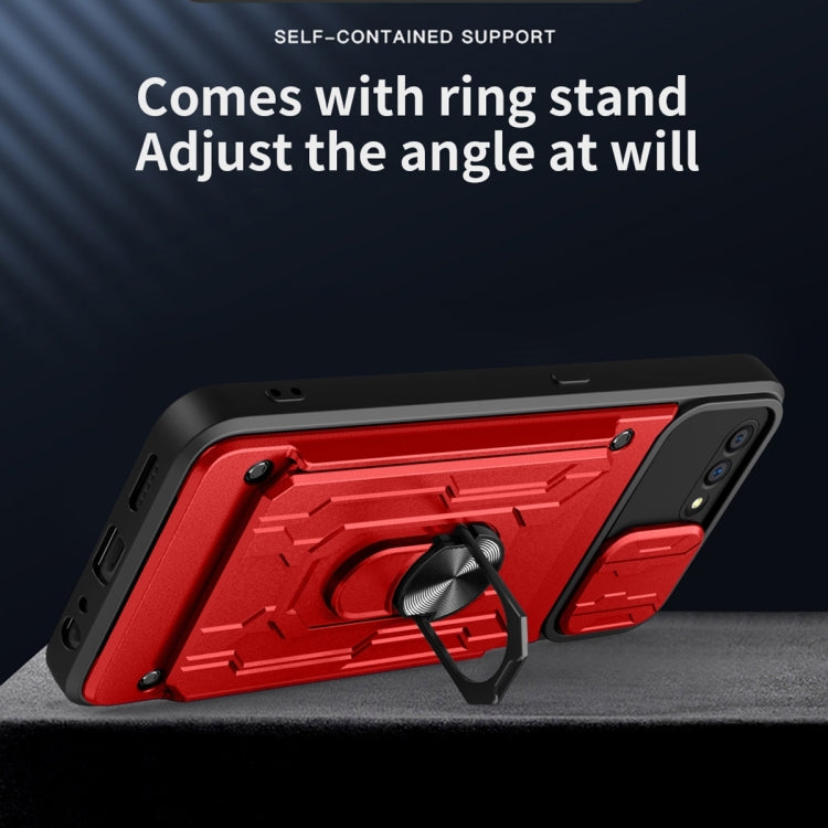 For OPPO A5 / A3S Sliding Camshield Card Phone Case