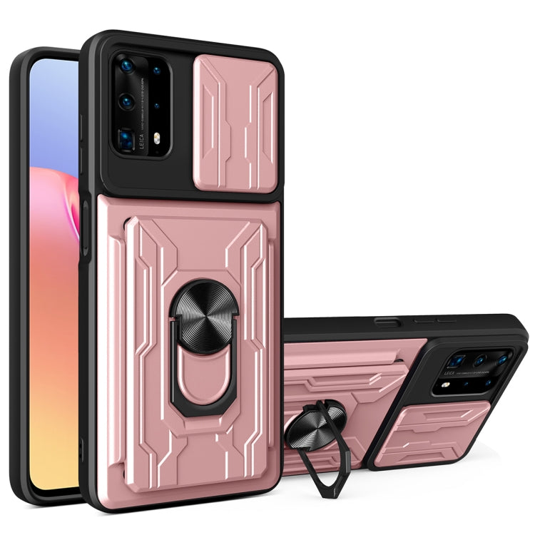 For Huawei Y6a Sliding Camshield Card Phone Case