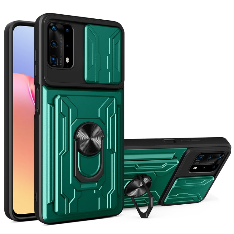 For Huawei Y6a Sliding Camshield Card Phone Case