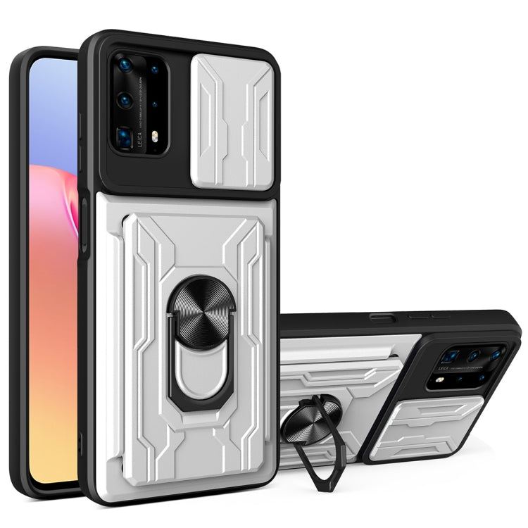 For Huawei Y6a Sliding Camshield Card Phone Case