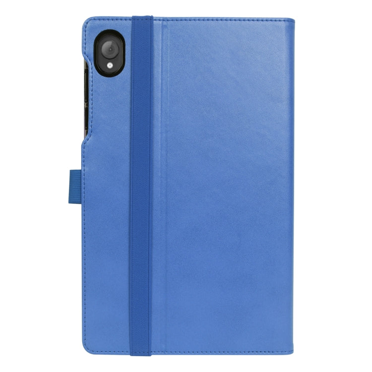 For Lenovo Tab K10 / M10 Plus 10.3 inch Retro Texture PU Leather Tablet Case with Card Slots & Hand Strap(Blue)