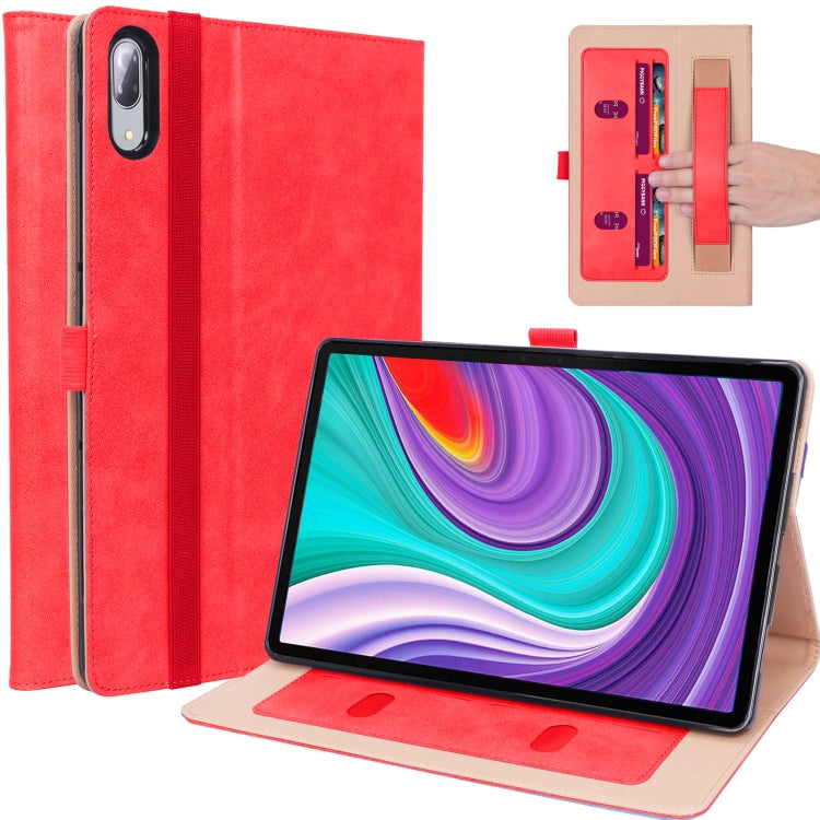 For Lenovo Pad Pro 11.5 inch 2021 TB-J716F / Tab P11 Pro 11.5 inch Retro Texture PU Leather Tablet Case with Card Slots & Hand Strap
