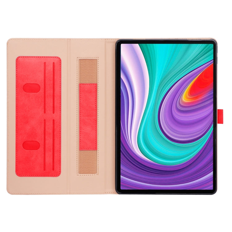 For Lenovo Pad Pro 11.5 inch 2021 TB-J716F / Tab P11 Pro 11.5 inch Retro Texture PU Leather Tablet Case with Card Slots & Hand Strap