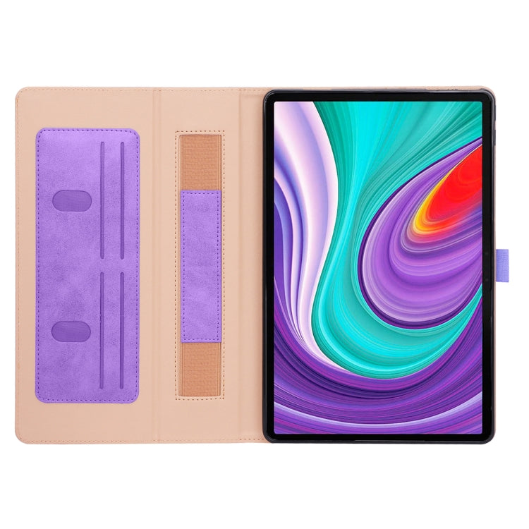 For Lenovo Pad Pro 11.5 inch 2021 TB-J716F / Tab P11 Pro 11.5 inch Retro Texture PU Leather Tablet Case with Card Slots & Hand Strap