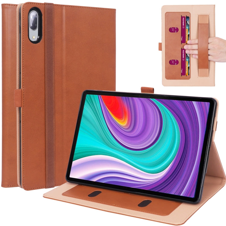 For Lenovo Pad Pro 11.5 inch 2021 TB-J716F / Tab P11 Pro 11.5 inch Retro Texture PU Leather Tablet Case with Card Slots & Hand Strap